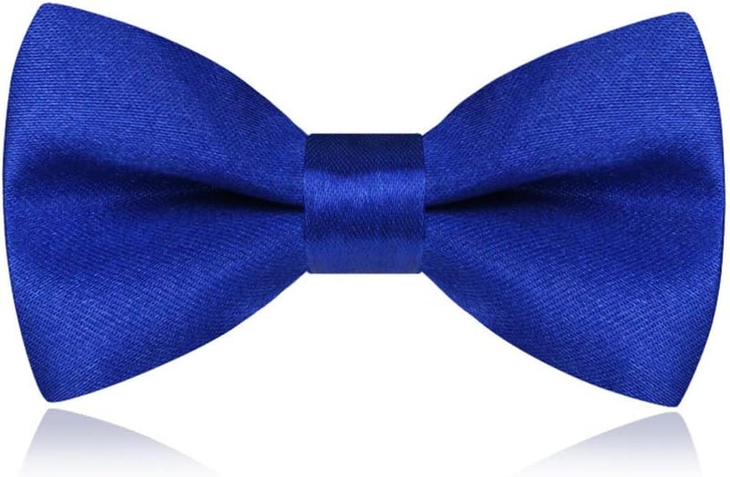 weVSwe Boy's Bow Ties Adjustable Pre Tied Bowtie for Wedding Party 10 x 5 CM - Image 1